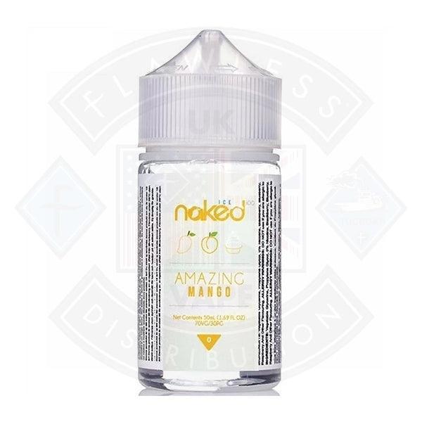 Naked - Amazing Mango Ice 0mg 50ml Shortfill - Flawless Vape Shop