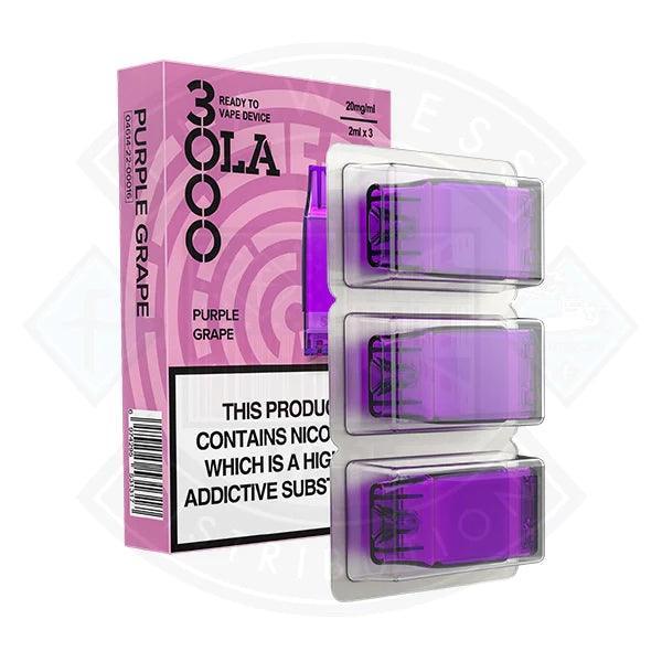 OLA 3000 Prefilled Pods 20mg 3pcs - Flawless Vape Shop