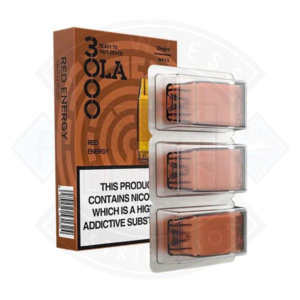 OLA 3000 Prefilled Pods 20mg 3pcs - Flawless Vape Shop