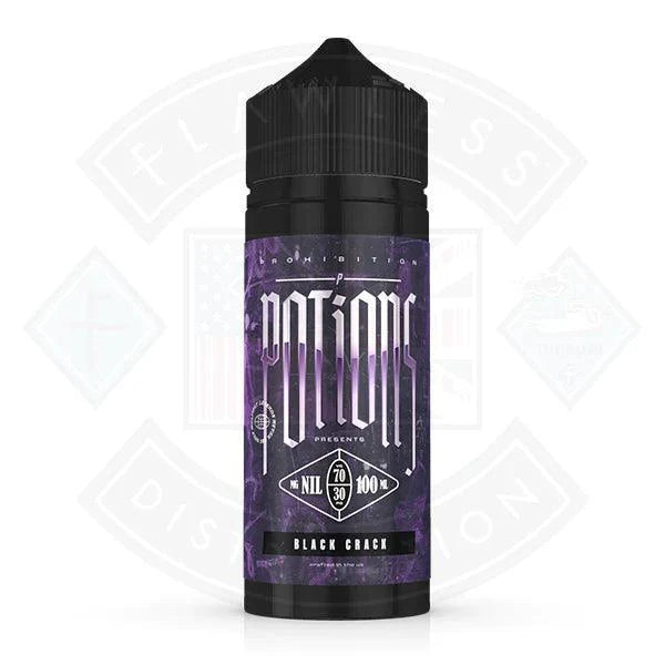 Potions - Black Crack 0mg 100ml Shortfill - Flawless Vape Shop