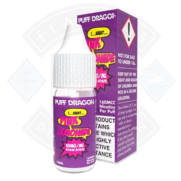 Puff Dragon Pink Lemonade E liquid 10ml - Flawless Vape Shop