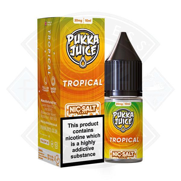Pukka Juice - Nic Salt Tropical 10ml 20mg E-liquid - Flawless Vape Shop