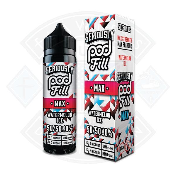 Seriously Pod Fill MAX - Watermelon Ice 40ml 0mg Shortfill E-Liquid - Flawless Vape Shop