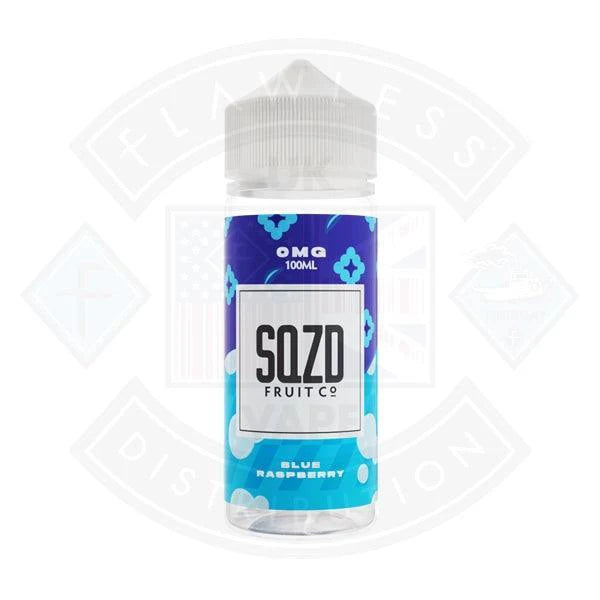 SQZD Blue Raspberry 0mg 100ml Shortfill - Flawless Vape Shop