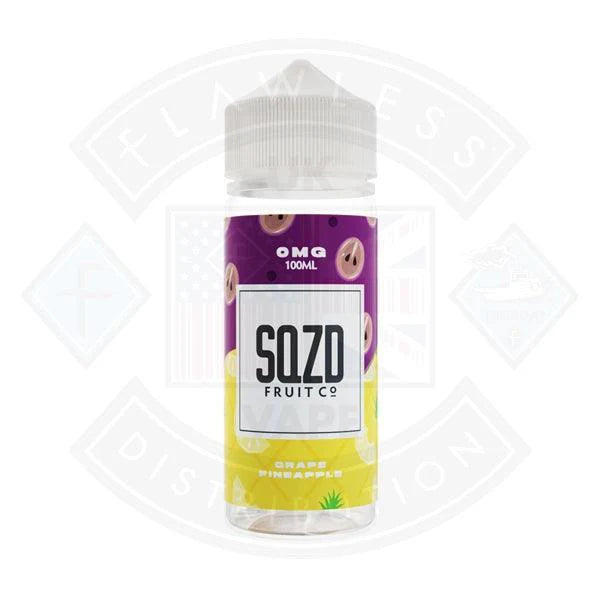 SQZD Grape Pineapple 0mg 100ml Shortfill - Flawless Vape Shop