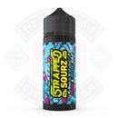 Strapped Sourz- Pink & Blue Razz 0mg 100ml Shortfill - Flawless Vape Shop
