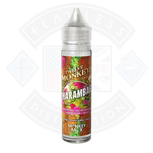 Twelve Monkeys - Harambae 0mg 50ml Shortfill - Flawless Vape Shop