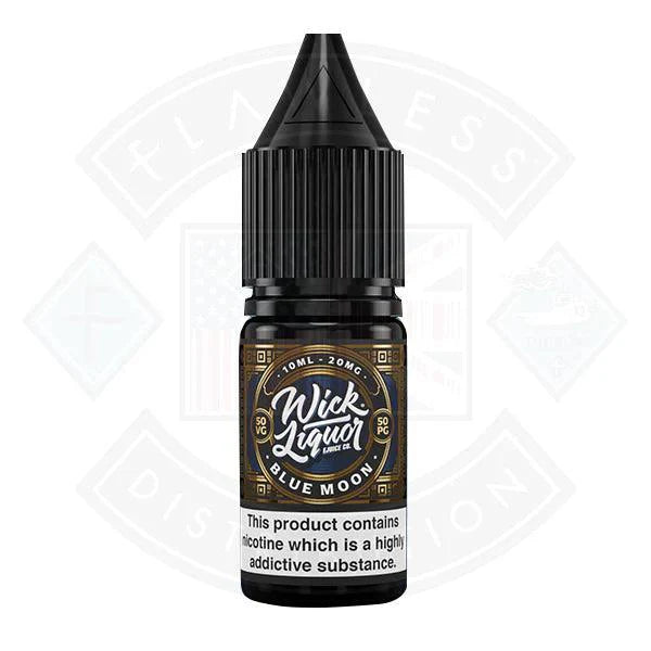 Wick Liquor Salts Blue Moon 10ml E-liquid - Flawless Vape Shop