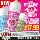 Yeti Cotton Candy Frozen Apple Mango 0mg 100ml Shortfill - Flawless Vape Shop