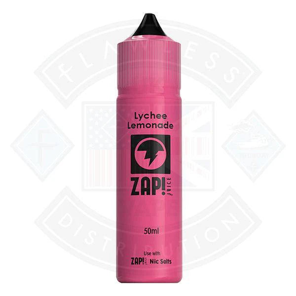 Zap! Lychee Lemonade 50ml 0mg Shortfill E-Liquid - Flawless Vape Shop