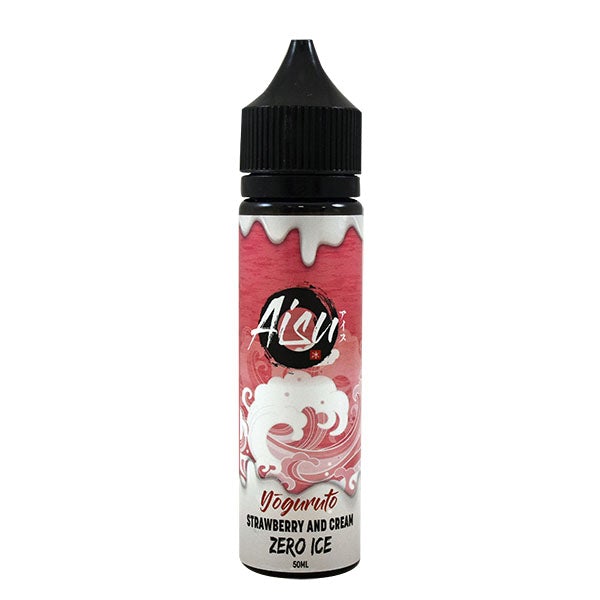 AISU Aloe Yoguruto Strawberry Cream Zero Ice 50ml 0mg Short E-Liquid
