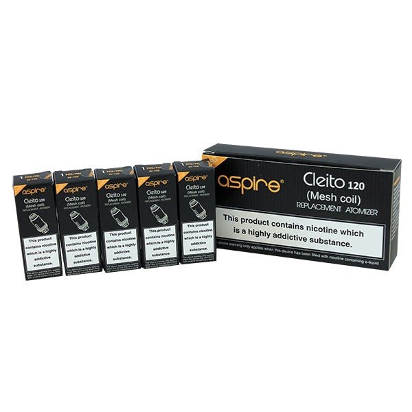 Aspire Cleito 120 Replacement Atomizer Mesh Coil 0.15 Ohm 5 pack
