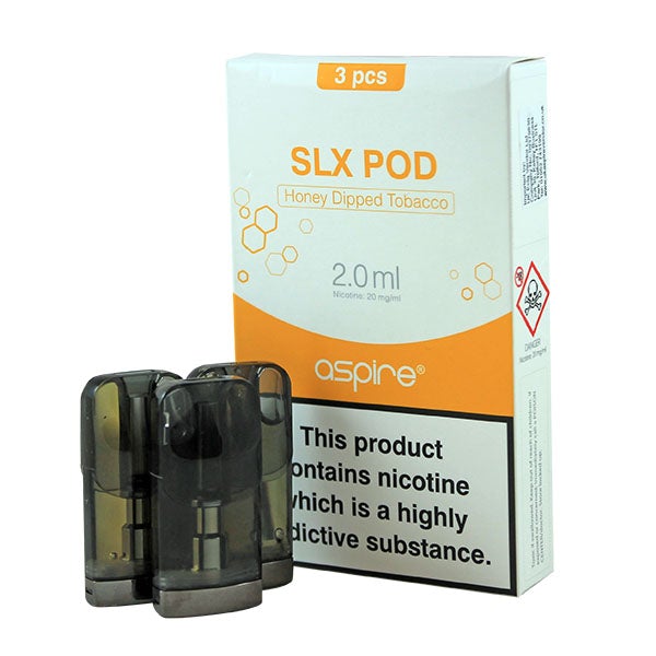 Aspire SLX Pod Honey Dipped Tobacco 20mg 2ml 3pack