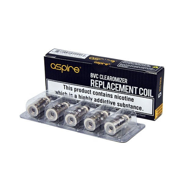 Aspire BVC Clearomizer Replacement Coil TPD Compliant - (5 Pack)