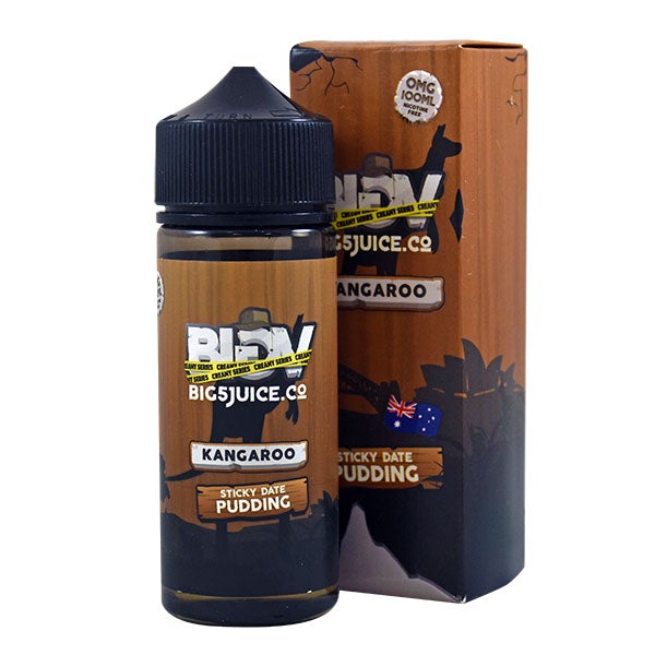 Big 5 Kangaroo - Sticky Date Pudding 0mg 100ml Shortfill E-Liquid
