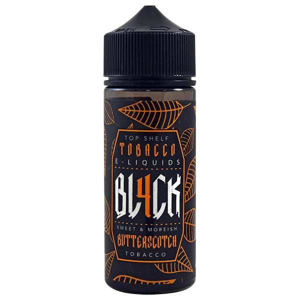 BL4CK Butterscotch Tobacco 0mg 100ml shortfill E-Liquid