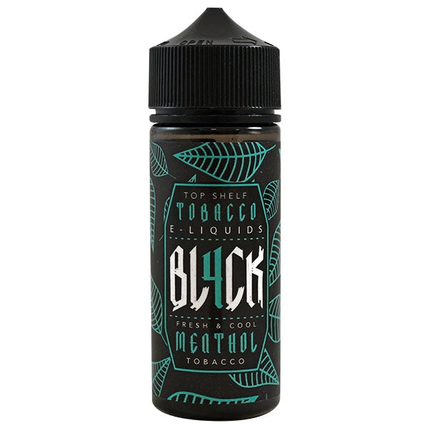 BL4CK Menthol Tobacco 0mg 100ml shortfill E-Liquid