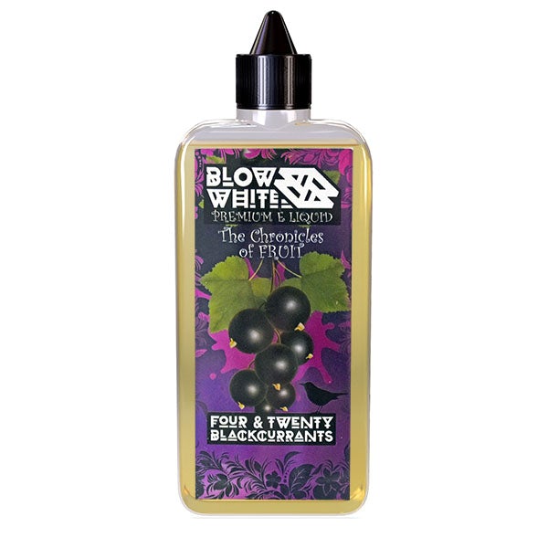Blow White- The Chronicles Of Fruit- Four & Twenty Blackcurrants 0mg 80ml Shortfill