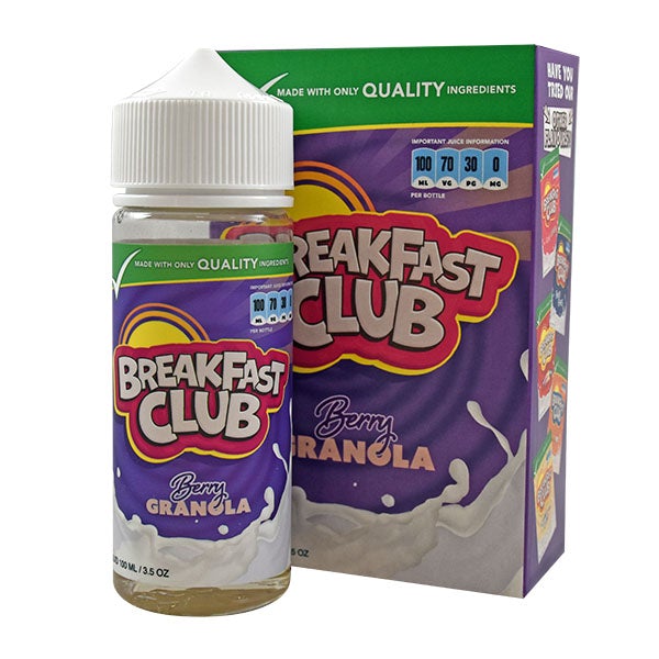 Breakfast Club - Berry Granola 0mg 100ml Shortfill