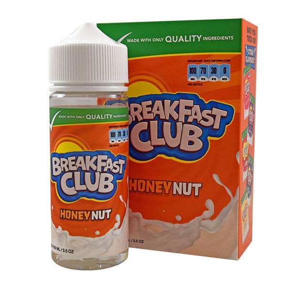 Breakfast Club - Honey Nut 0mg 100ml Shortfill