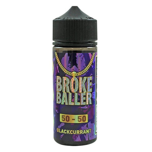 Broke Baller Blackcurrant 0mg 80ml Shortfill E-Liquid