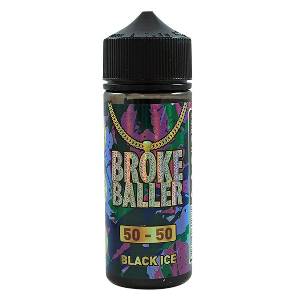 Broke Baller Black Ice 0mg 80ml Shortfill E-Liquid