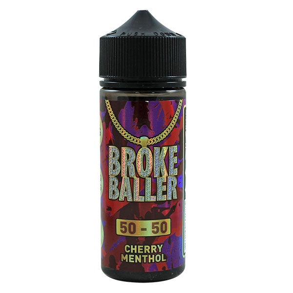 Broke Baller Cherry Menthol 0mg 80ml Shortfill E-Liquid