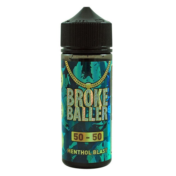 Broke Baller Menthol Blast 0mg 80ml Shortfill E-Liquid