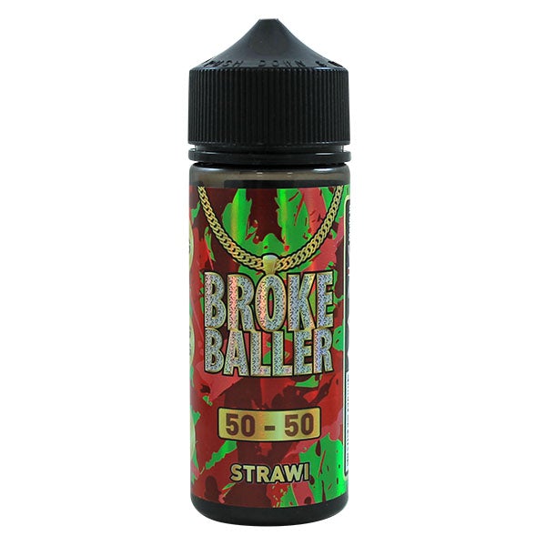 Broke Baller Strawi 0mg 80ml Shortfill E-Liquid