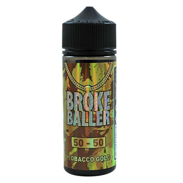 Broke Baller Tobacco Gold 0mg 80ml Shortfill E-Liquid