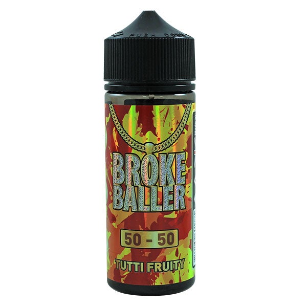 Broke Baller Tutti Fruity 0mg 80ml Shortfill E-Liquid