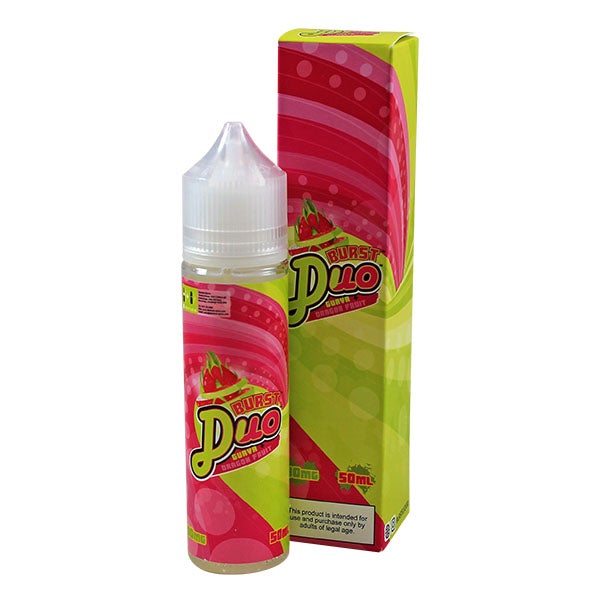 Burst Duo Guava and Dragon Fruit 0mg 50ml Shortfill