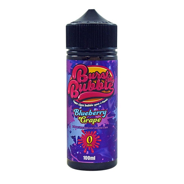 Burst My Bubble Blueberry Grape 0mg 100ml Shortfill