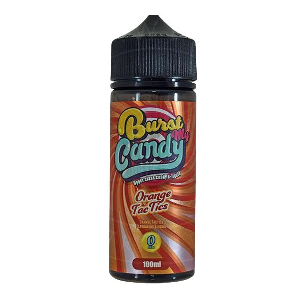 Burst My Candy Orange Tac Tic 0mg 100ml Shortfill