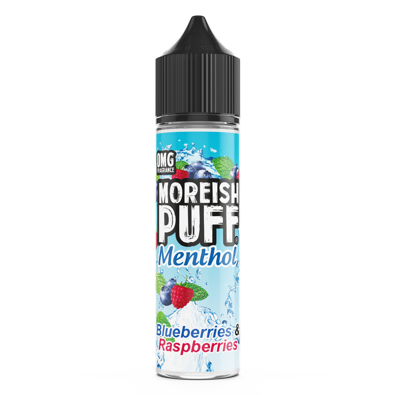 Moreish Puff Menthol Blueberry and Raspberry 0mg 50ml Shortfill E-liquid