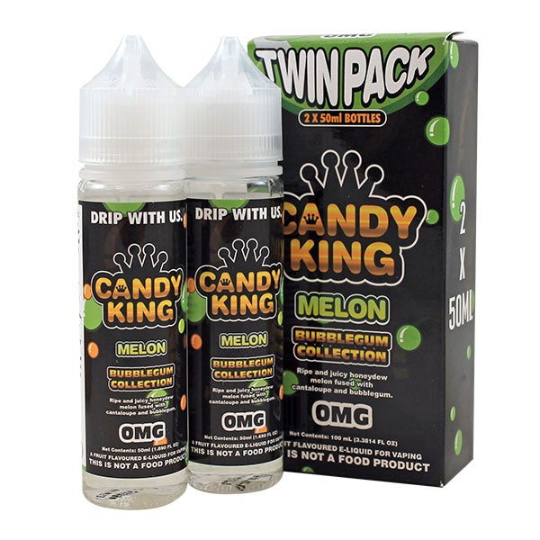 Candy King Twin Pack Bubblegum Collection - Melon 0mg 2x50ml Shortfill