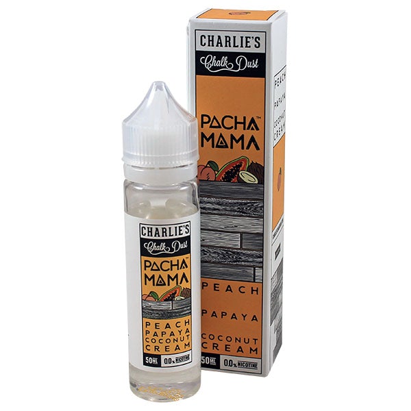 Peach Papaya Coconut Cream E liquid by Pacha Mama 50ml Short fill