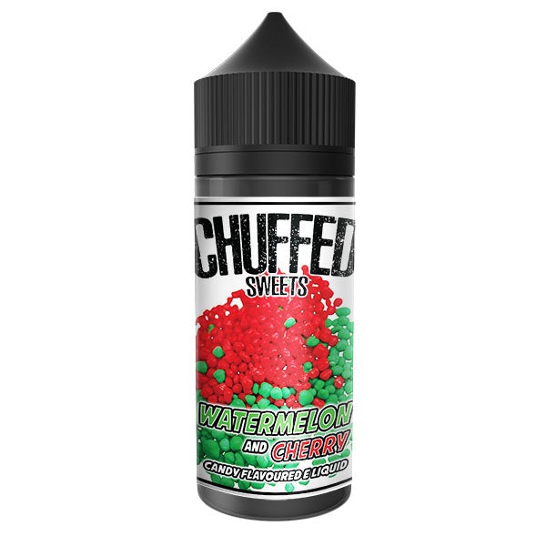 Chuffed Sweets - Watermelon and Cherry 0mg 100ml Shortfill E-Liquid