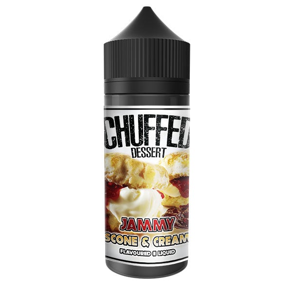Chuffed Dessert - Jammy Scone & Cream 0mg 100ml Shortfill E-Liquid