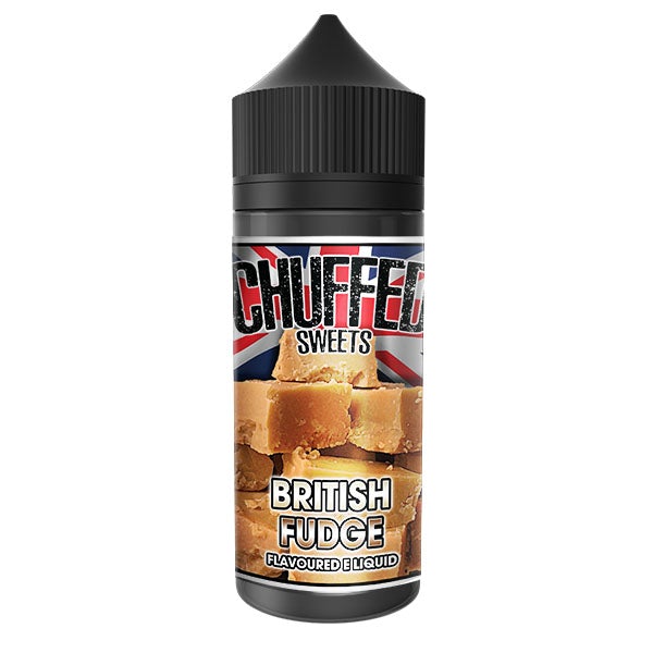 Chuffed Sweets - British Fudge 0mg 100ml Shortfill E-Liquid