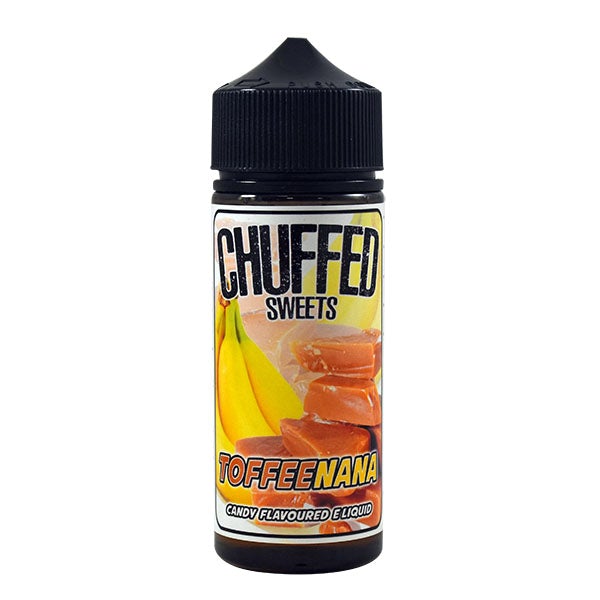 Chuffed Sweets - Toffeenana 0mg 100ml Shortfill E-Liquid