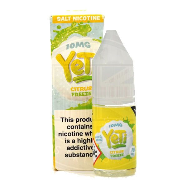 Yeti Salt - Citrus Freeze 10ml E Liquid