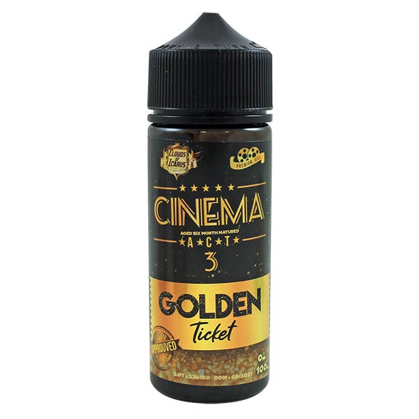 Clouds of Icarus Cinema Act 3 Golden Ticket 0mg 100ml Shortfill