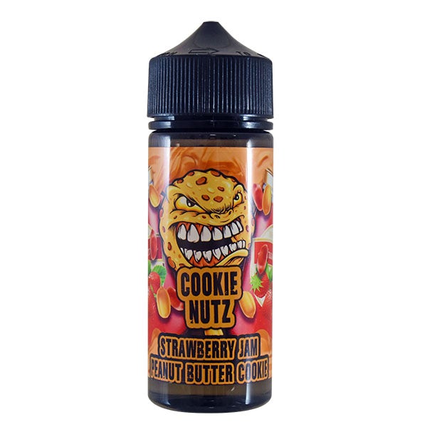 Cookie Nutz -  Strawberry Jam Peanut Butter Cookie 0mg 100ml Shortfill