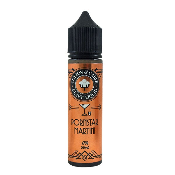 Cotton & Cable - Pornstar Martini 0mg 50ml Shortfill