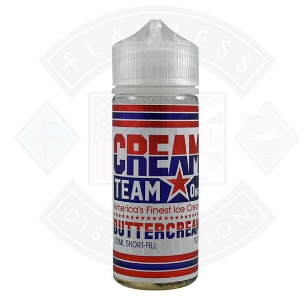 Cream Team Buttercream 0mg 100ml Shortfill