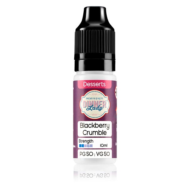 Dinner Lady Desserts 50/50 Blackberry Crumble 10ml