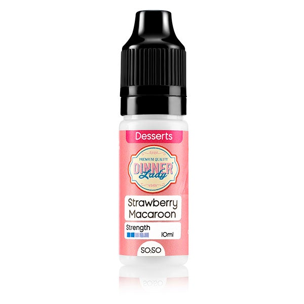 Dinner Lady Desserts 50/50 Strawberry Macaroon 10ml