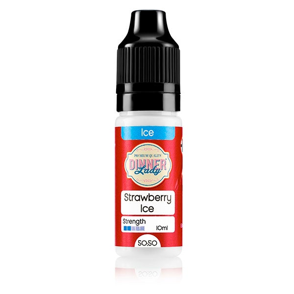 Dinner Lady Ice - Strawberry Ice Salt Nic 10ml 20mg E-liquid