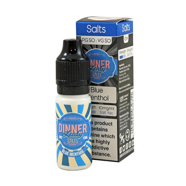 Dinner Lady Blue Menthol Salt Nic 10ml 10mg E-liquid